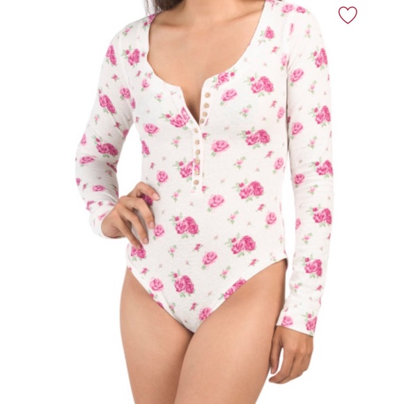 NWT Free People Dylan Thermal Printed Bodysuit Size Small - Picture 3 of 10